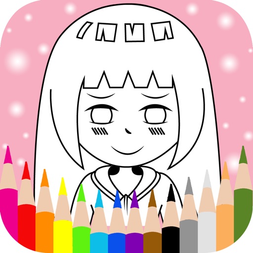 Paint Coloring Page for Ninja iOS App