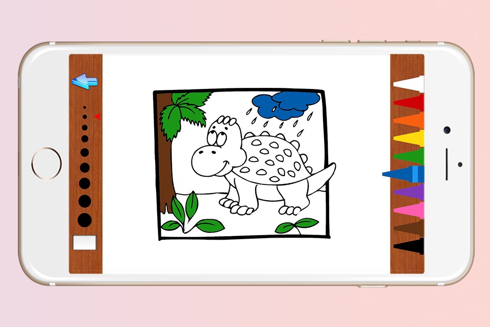 Dinosaur Coloring Book For Game Kid Educational & Learning With Free screenshot 4