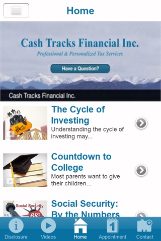 Cash Tracks Financial Inc. screenshot 2