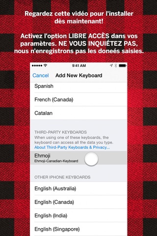 Ehmoji Canadian Keyboard screenshot 3