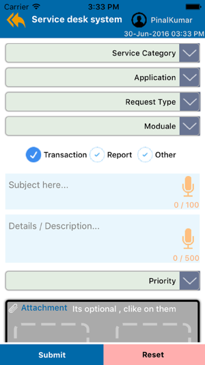 Service Desk System