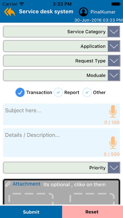 Service Desk System