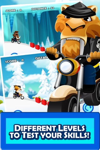Pete's Ice Pets Biker Adventures – Hot Stunt Bike Race Games for Pro screenshot 3