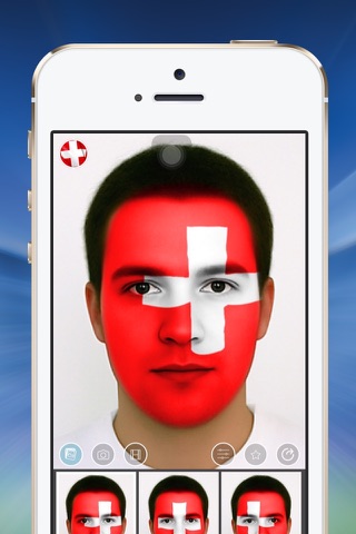 Flag Face Switzerland screenshot 3