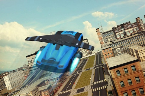Furious Car Wings Flying N Driving screenshot 3