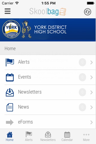 York District High School - Skoolbag screenshot 2