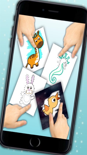 Play and Color Animals game for kids - Connect dots and pain(圖1)-速報App