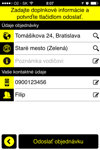 Taxi Trend Bratislava screenshot 3