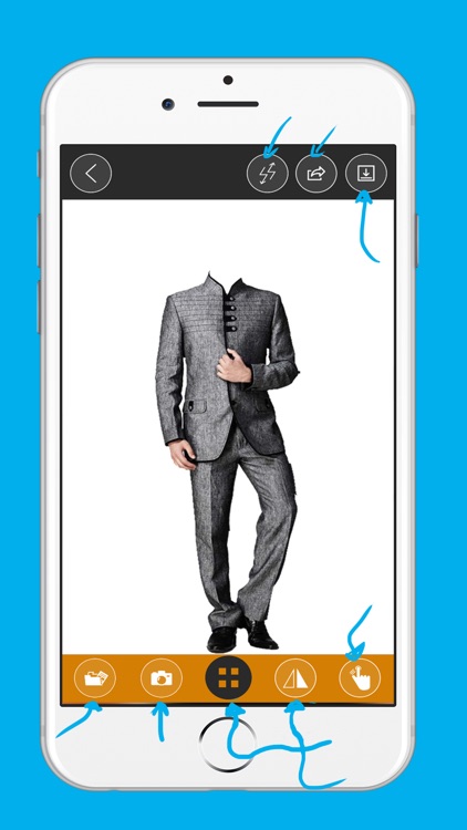 man fashion suit photo montage-Stylish Man Photo Suit