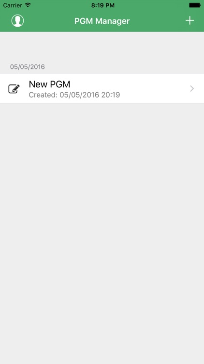 PGM Manager