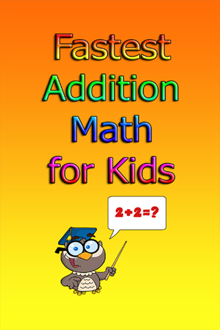 Fastest Addition Math Game for Kids - Brain Exercise screenshot 4