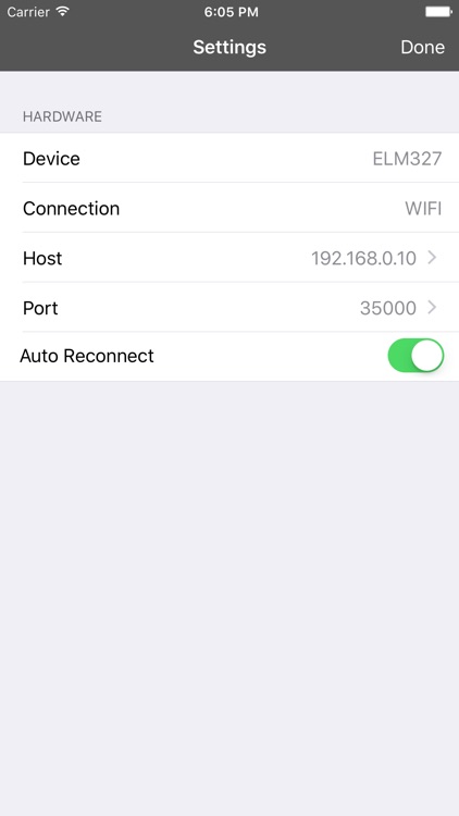 OBD Terminal for ELM 327 Wifi adapters