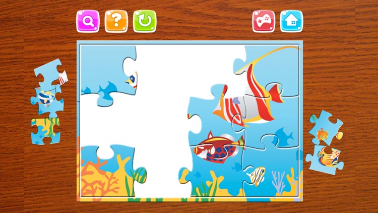 Underwater Puzzle – Sea and Ocean Animals Jigsaw Puzzles for Kids and Toddler - Preschool Learning Games