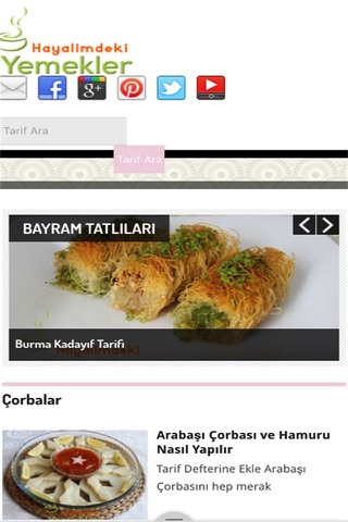 Hayalimdeki Yemekler screenshot 3