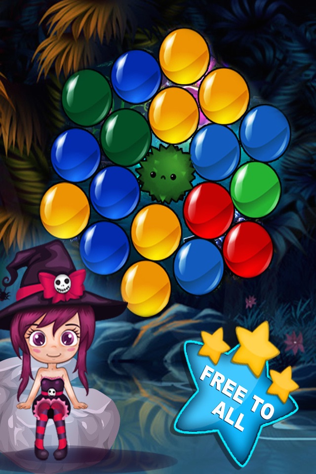 Angel Bubble Shooter Mania. Candy Smash game for kids screenshot 4