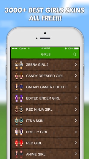 Girls Skins For Minecraft PE (Pocket Edi