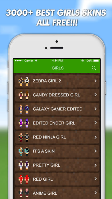 How to cancel & delete Girls Skins For Minecraft PE (Pocket Edition) & Minecraft PC from iphone & ipad 1