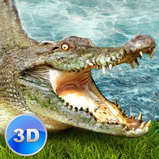 Furious Crocodile Simulator 3D - Be a wild African animal! Icon