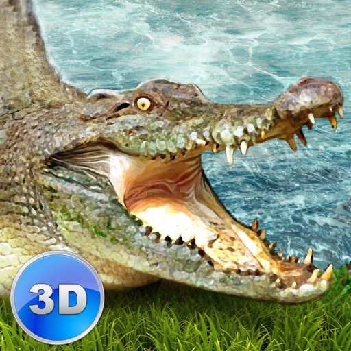 Furious Crocodile Simulator 3D - Be a wild African animal!