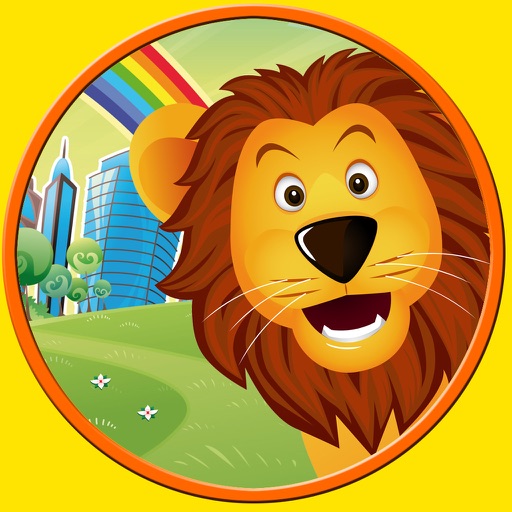 friendly jungle animals for kids - no ads icon