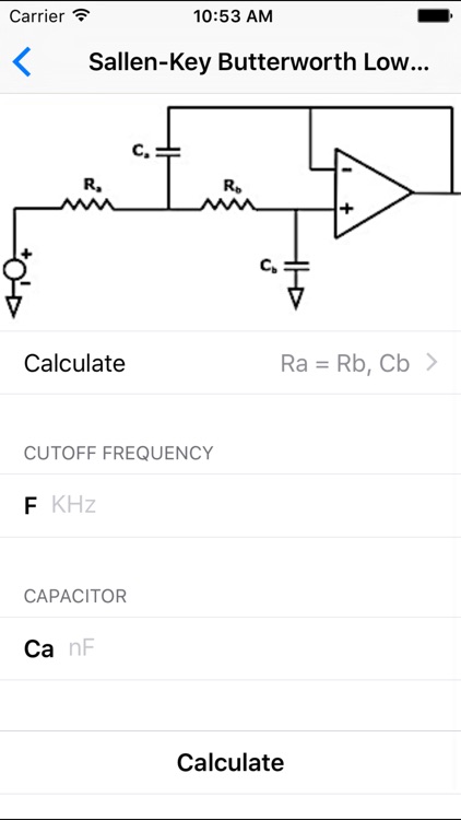 Electronic Filters Calculators - Electrical