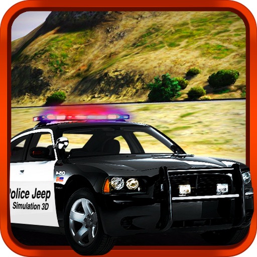 Police Jeep 3D Simulation iOS App