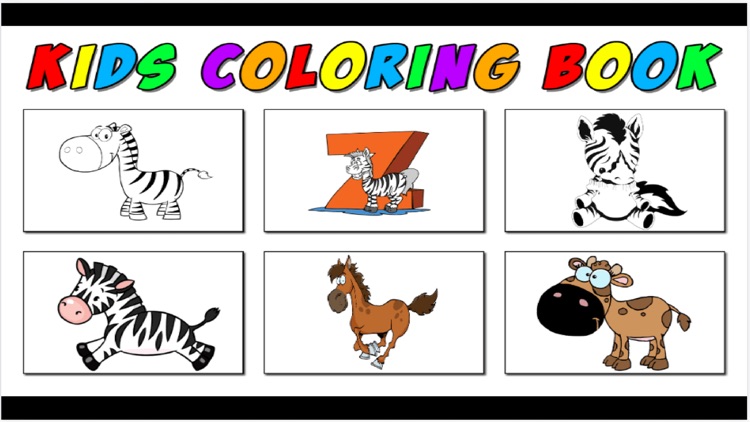 zebra zebra book - Fun Coloring App Free coloring books for kids