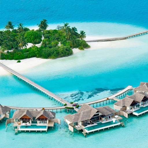 Beach House Maldives 2560x1440 HDTV Wallpaper