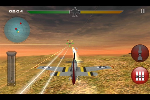 Modern  War Plane Combat Air Attack - 3D Fighter Airplanes Flight Simulator screenshot 4