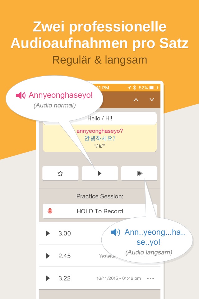 Hello Pal Phrasebook: Learn How To Speak Korean screenshot 2