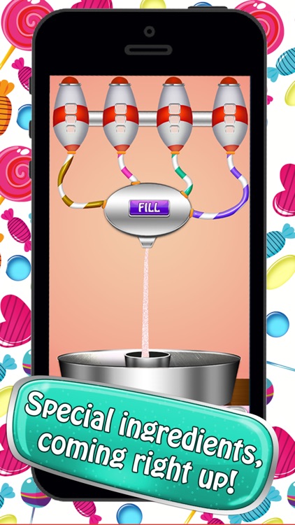 Candy floss dessert treats maker - Satisfy the sweet cravings! Iphone paid version screenshot-3