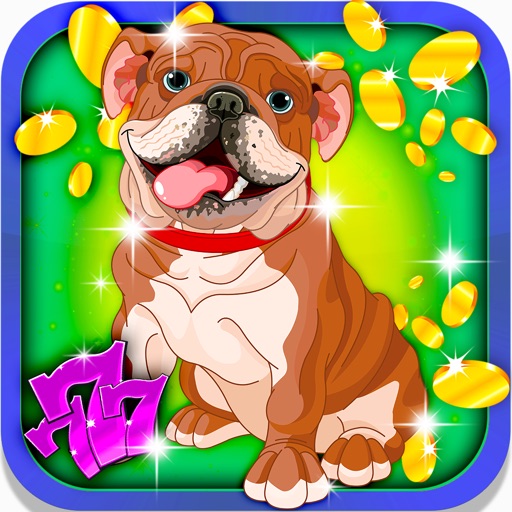 Puppy Slot Machine: Roll the lucky dice and hit the giant jackpot icon