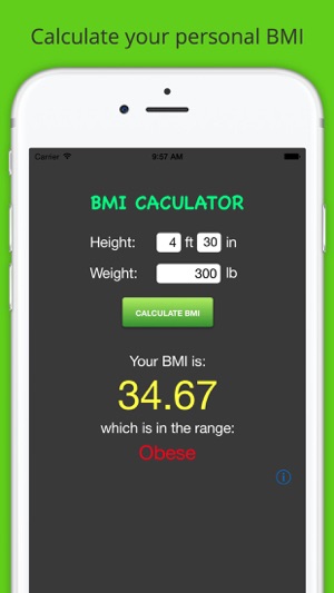 BMI Calculator - Calculate your Body Mass Index and Ideal We(圖3)-速報App