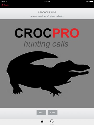 REAL Crocodile Hunting Calls & Crocodile Sounds for Hunting (ad free) BLUETOOTH COMPATIBLE screenshot 3