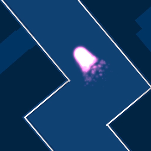 Boom on zigzag track icon