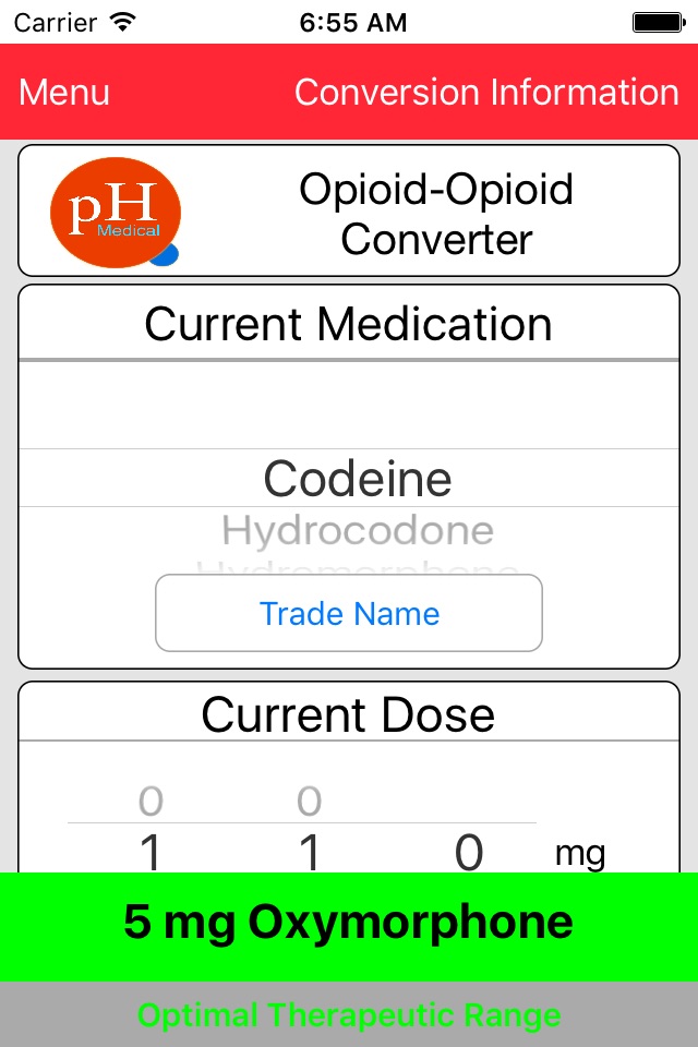 pH-Medical Opioid Converter screenshot 4