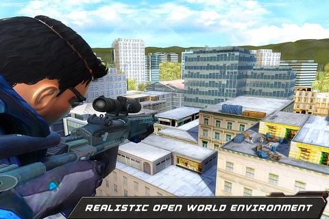 Hoverboard Sniper Shooter 3D - Futuristic Flying Board with Sniper Shooting Experience screenshot 2