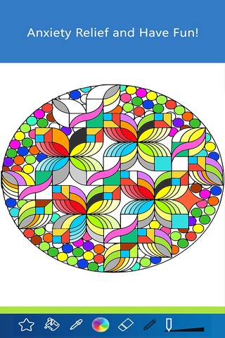 Adult Coloring Pages - Free Mandalas To Color For Adults and Anxious App Games For Girls screenshot 2
