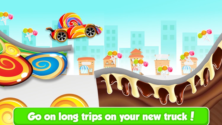 Yellow Candy Banana Racing - Crazy Kids Adventure on Hillbilly Candy Land Factory screenshot-3