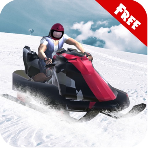 SnowMobile Riding Icon