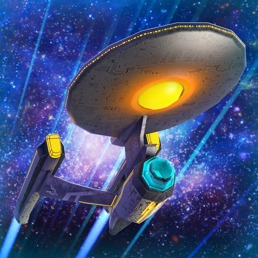 Space Ship Trek Beyond the Gems | Full Sky Craft Flying Game icon