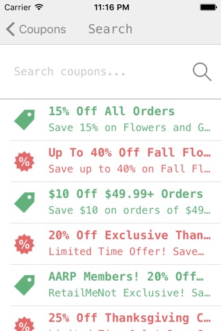 Vouchers For Buyagift screenshot 2