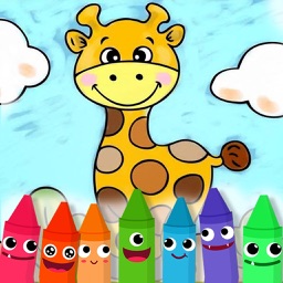 Preschool Education Paint Animals - Free Color Book, Coloring Pages For Kids!