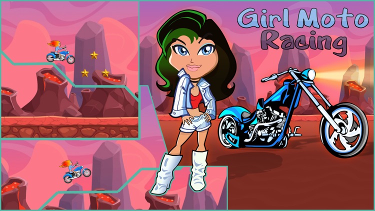 Girl Moto Racing