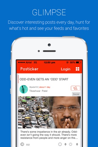 Posticker-Opinion Polling App screenshot 2