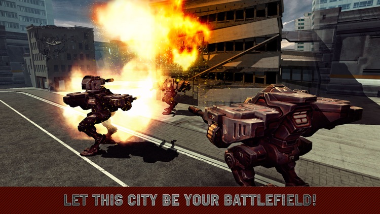 City Mech Battlefield 3D