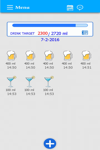Water Drink Tracker (H2O) screenshot 2
