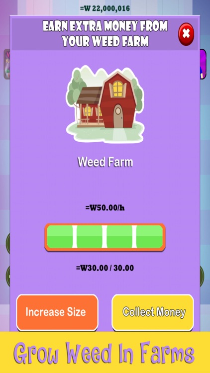 Weed Cookie Clicker - Run A Ganja Bakery Firm & Hemp Shop With High Profits screenshot-1