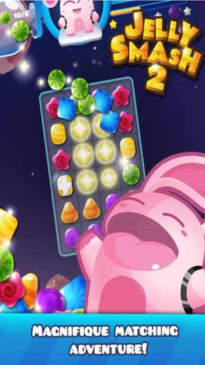 Jelly Smash 2 - A Fun match 3 pop mania