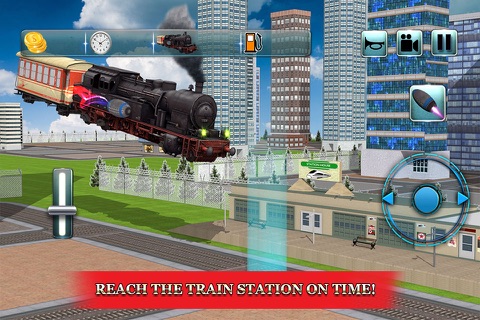 Flying Train 3D: Locomotive Fury screenshot 4